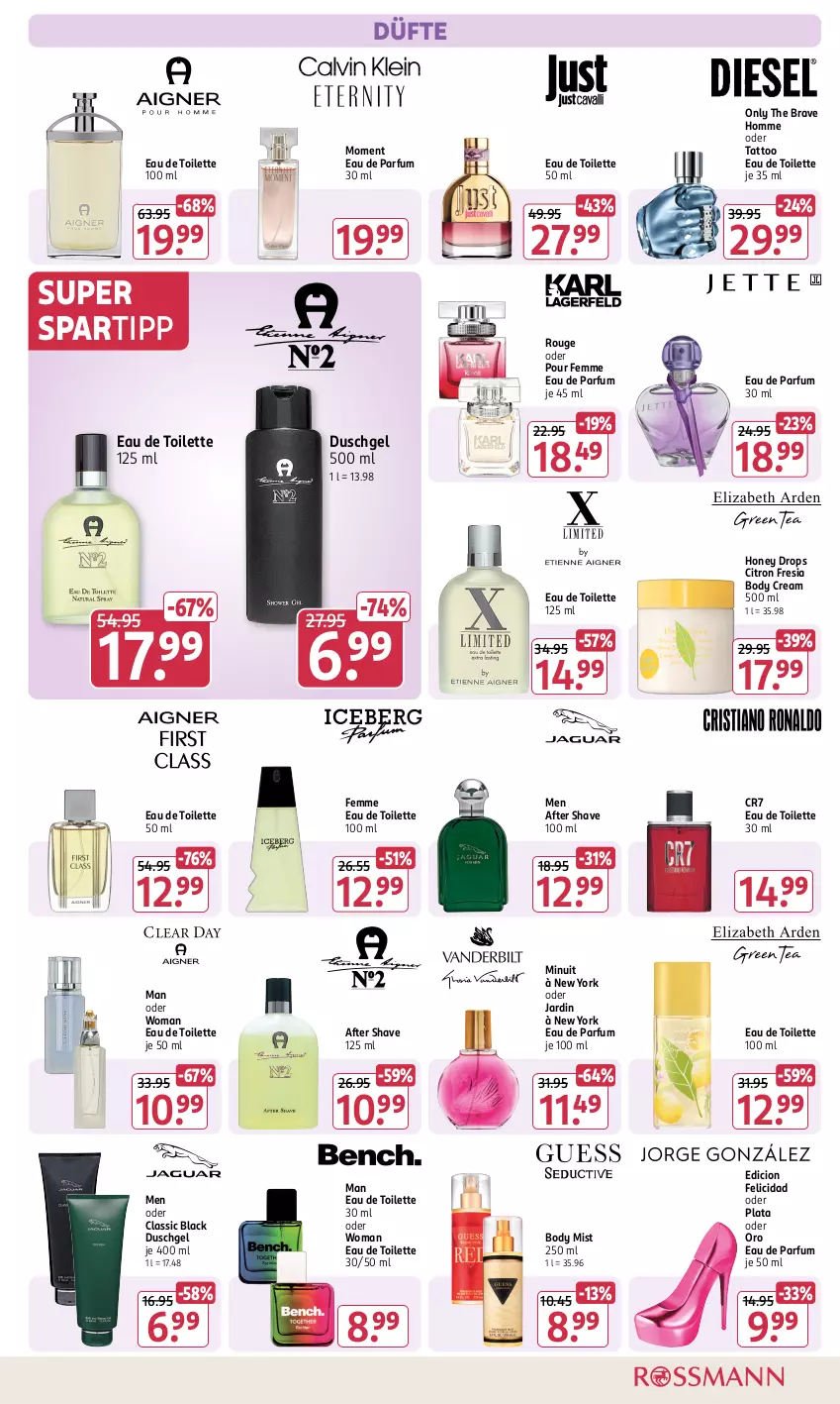 Aktueller Prospekt Rossmann - Prospekte - von 06.01 bis 31.01.2025 - strona 5 - produkty: after shave, body, duschgel, Eau de parfum, eau de parfum 30 ml, eau de toilette, eau de toilette 100 ml, eau de toilette 30 ml, eau de toilette 50 ml, lack, parfum, rouge, spartipp, Ti, Yo