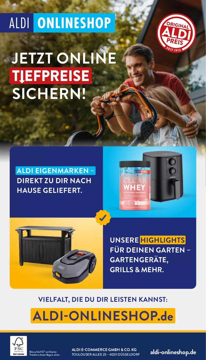 Aktueller Prospekt Aldi Nord - Von Montag - von 26.05 bis 31.05.2025 - strona 33 - produkty: aldi, eis, Garten, grill, magazin, Ti