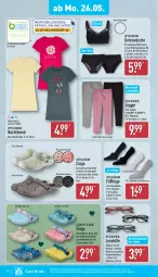 Gazetka promocyjna Aldi Nord - Von Montag - Gazetka - ważna od 31.05 do 31.05.2025 - strona 16 - produkty: aldi, Bau, baumwolle, bett, Clogs, dell, ecovero, eis, elle, Füßlinge, Gläser, hemd, kleid, Kleidung, lenzing, Mode, Nachthemd, poloshirt, reine baumwolle, Ria, rwe, shirt, slip, slips, Ti, Unterwäsche, up2fashion, wolle