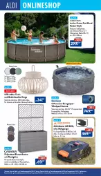 Gazetka promocyjna Aldi Nord - Von Montag - Gazetka - ważna od 31.05 do 31.05.2025 - strona 34 - produkty: akku, blume, blumen, eis, Leuchte, mähroboter, ndk, pool, rasen, reis, Schal, Schale, senf, Sport, Ti, tisch, wasser, Whirlpool