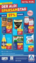 Gazetka promocyjna Aldi Nord - Von Montag - Gazetka - ważna od 31.05 do 31.05.2025 - strona 38 - produkty: aldi, Amber, aus der tiefkühlung, auto, Becher, beutel, Cashew, creme, eis, eiscreme, erdnuss, flasche, fleisch, frucht, fruchtfleisch, fruchtsaft, gin, hirtenkäse, iglo, joghur, joghurt, Käse, landliebe, magazin, milch, nuss, Nussmix, orangina, papier, saft, spinat, telefon, Ti, ZTE