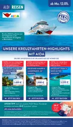 Gazetka promocyjna Aldi Nord - Von Montag - Gazetka - ważna od 31.05 do 31.05.2025 - strona 44 - produkty: aldi, Bad, buch, eis, getränk, getränke, gutschein, gutscheine, kreuzfahrten, LG, pril, reis, Ria, Schal, Ti, tisch, ZTE