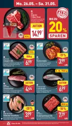 Gazetka promocyjna Aldi Nord - Von Montag - Gazetka - ważna od 31.05 do 31.05.2025 - strona 8 - produkty: braten, brustfilet, cevapcici, eis, elle, filet, filets, fleisch, forelle, gewürz, grill, hackfleisch, Hähnchen-Innenfilets, küche, Küchen, lachs, Nackensteak, nackensteaks, rel, rind, rinder, rinderhackfleisch, rindfleisch, rwe, schwein, schweine, schweinefilet, steak, steaks, Ti, wein, weine