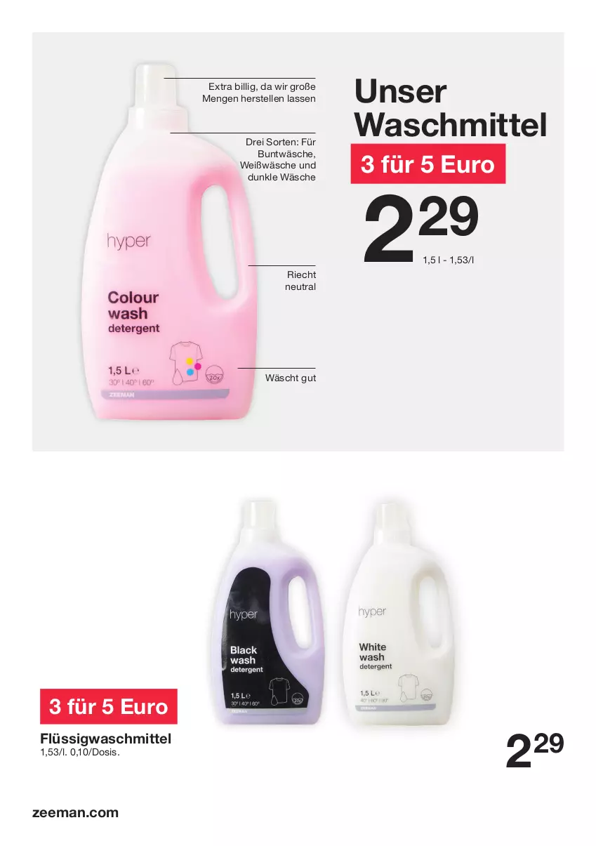 Aktueller Prospekt Zeeman - Prospekte - von 09.07 bis 15.07.2022 - strona 4 - produkty: elle, waschmittel