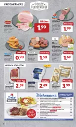 Gazetka promocyjna Combi - Prospekte - Gazetka - ważna od 06.07 do 06.07.2024 - strona 6 - produkty: aufstrich, aus dem kühlregal, axe, Becher, Berger, bockwurst, bratwurst, braun, brot, brotaufstrich, brötchen, buch, eis, elle, fleisch, fleischkäse, fleischsalat, Geflügel, gewürz, grill, Hähnchenschnitzel, Haxe, Holz, kartoffel, kartoffeln, Käse, kochschinken, Königsberger Klopse, kühlregal, lachs, lachsschinken, leine, LG, mac, Meister, mit paprika, möhren, Ofen, paprika, pizza, pute, Rauch, regal, reis, rostbratwurst, salat, salz, sauce, schinken, schinkenwurst, schnitzel, schwein, schweine, Schweinelachs, snack, Streichzart, Ti, tisch, tomate, tomaten, tomatensauce, uhr, wein, weine, wurst