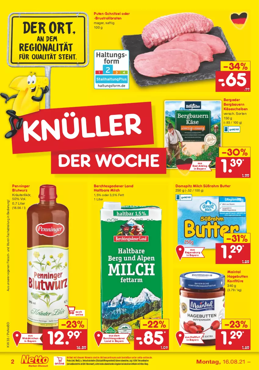 Aktueller Prospekt Netto Marken-Discount - von 16.08 bis 21.08.2021 - strona 2