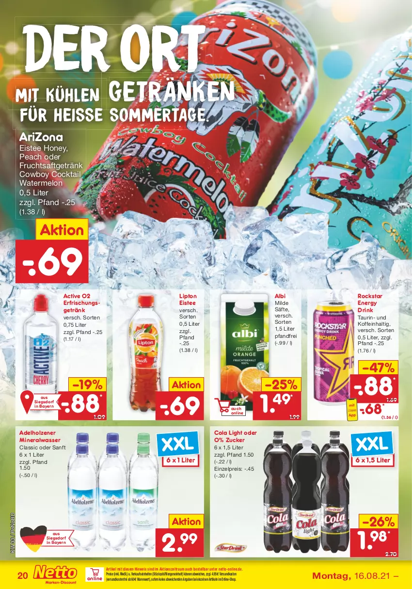 Aktueller Prospekt Netto Marken-Discount - von 16.08 bis 21.08.2021 - strona 20