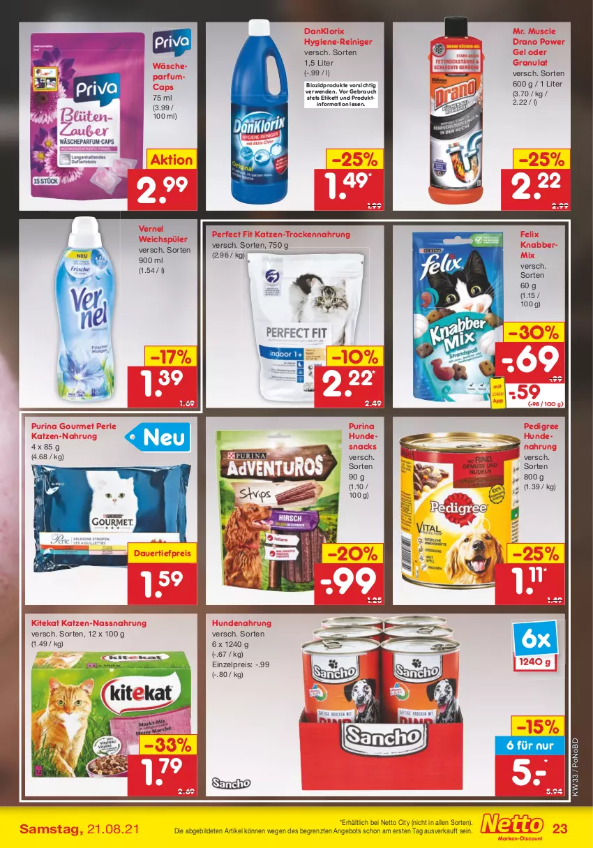 Aktueller Prospekt Netto Marken-Discount - von 16.08 bis 21.08.2021 - strona 23