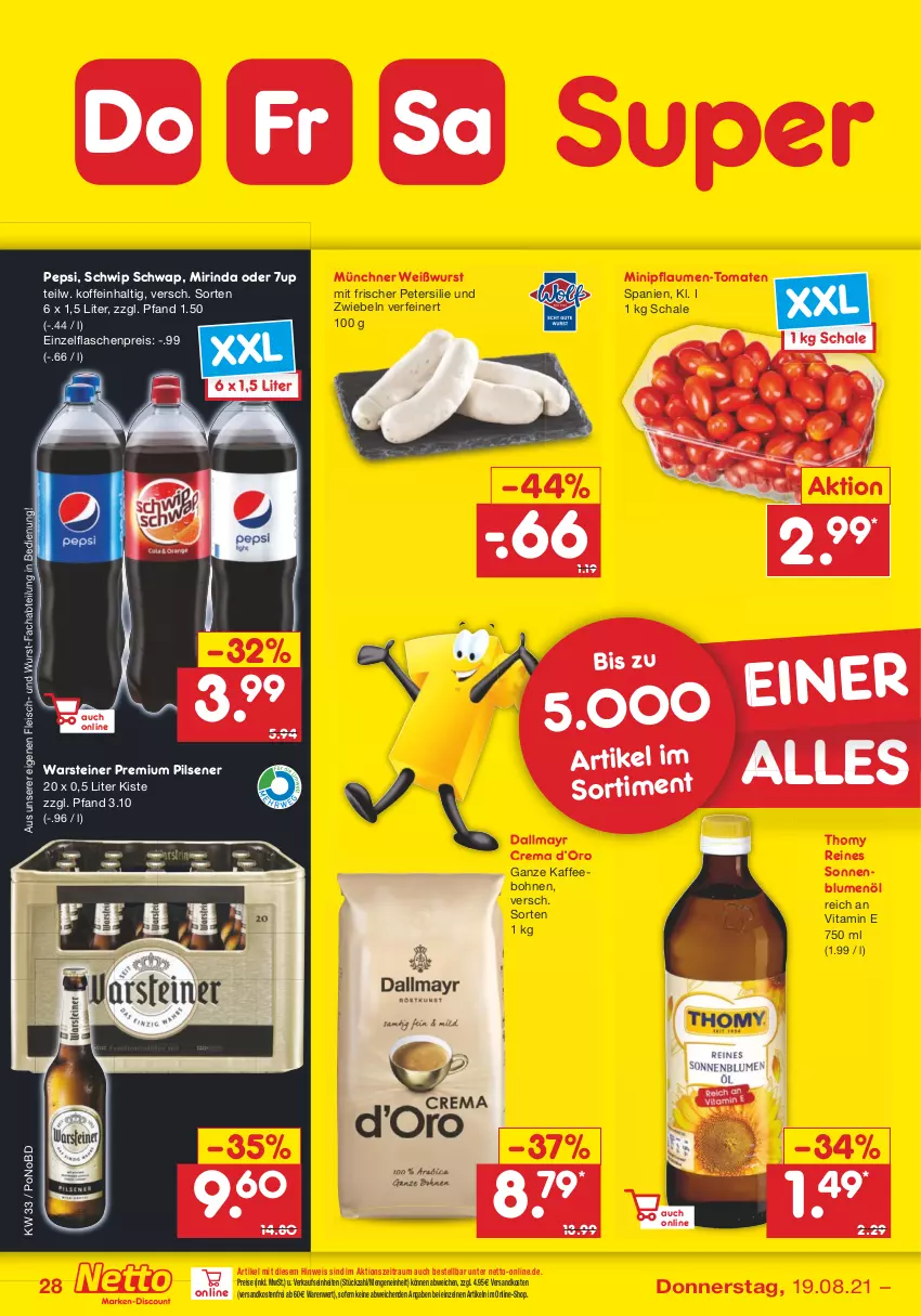 Aktueller Prospekt Netto Marken-Discount - von 16.08 bis 21.08.2021 - strona 28