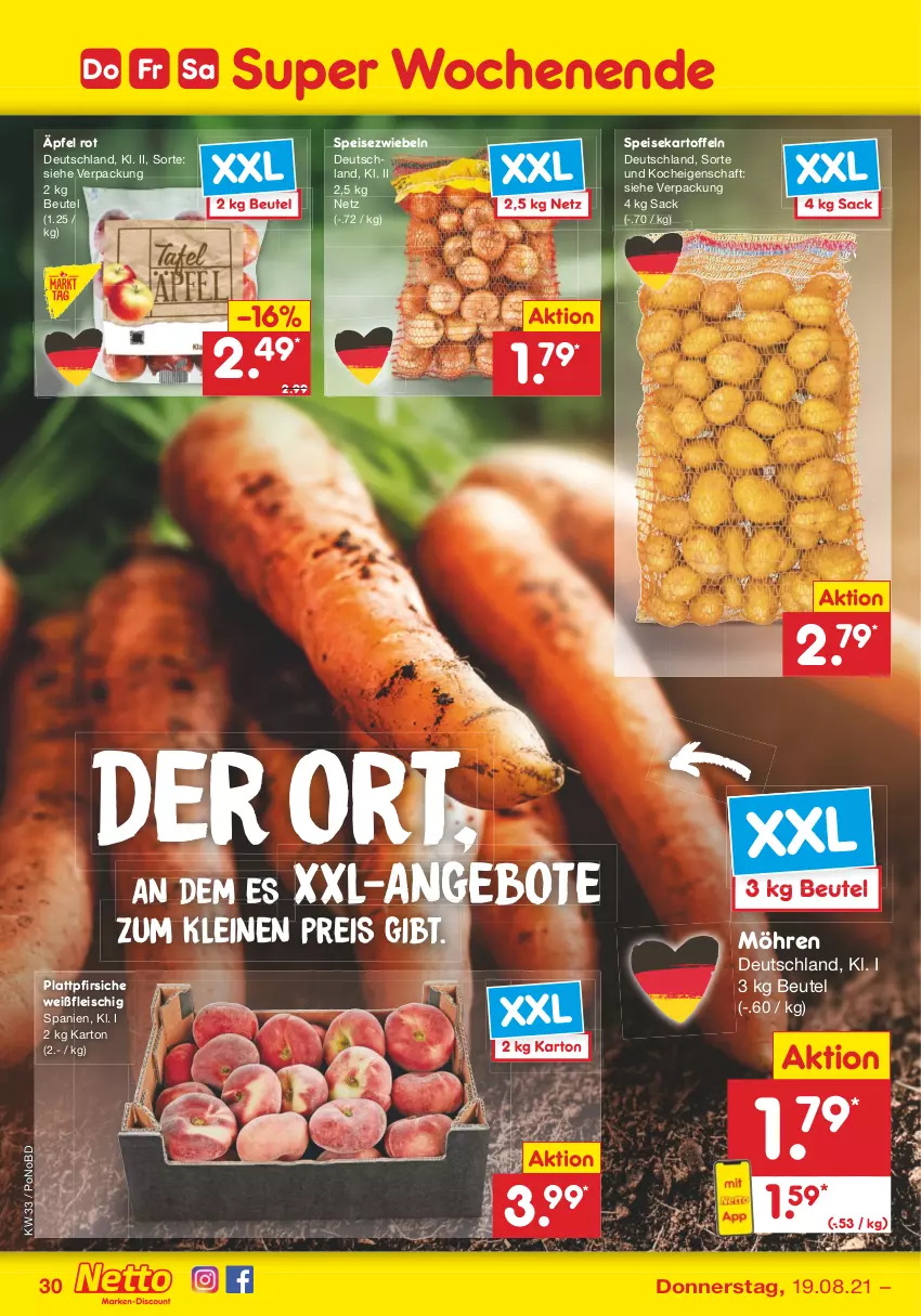 Aktueller Prospekt Netto Marken-Discount - von 16.08 bis 21.08.2021 - strona 30