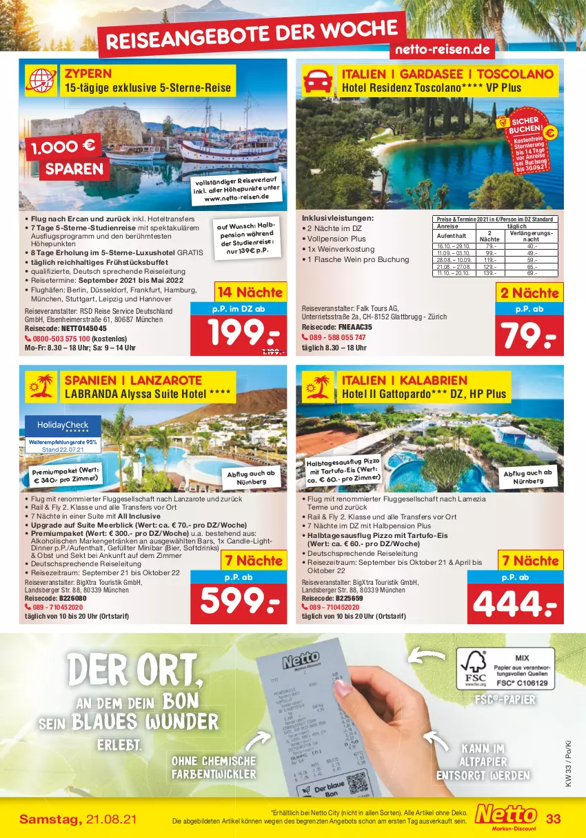 Aktueller Prospekt Netto Marken-Discount - von 16.08 bis 21.08.2021 - strona 33