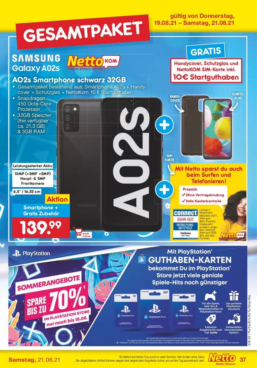 Aktueller Prospekt Netto Marken-Discount - von 16.08 bis 21.08.2021 - strona 37