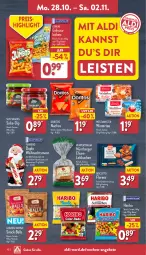 Gazetka promocyjna Aldi Nord - Von Montag - Gazetka - ważna od 02.11 do 02.11.2024 - strona 10 - produkty: aldi, angebot, angebote, ball, Berger, beutel, biscotto, dip, Doritos, duplo, eis, elle, erdnuss, Feine Gebäckmischung, ferrero, gebäckmischung, haribo, kuchen, Lebkuchen, lorenz, milch, nacho, Nachos, nürnberger, nuss, reis, Salsa, schoko, schokolade, snack, snacks, Sun Snacks, tee, teller, Ti