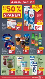 Gazetka promocyjna Aldi Nord - Von Montag - Gazetka - ważna od 02.11 do 02.11.2024 - strona 33 - produkty: alpro, bärenmarke, Becher, caffè latte, drink, eier, eis, emmi, feinjoghurt, flasche, frucht, gin, haltbare milch, ingwer, joghur, joghurt, landliebe, latte, milch, mövenpick, natur, reis, saft, soja, Ti, ZTE, zucker