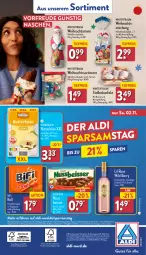 Gazetka promocyjna Aldi Nord - Von Montag - Gazetka - ważna od 02.11 do 02.11.2024 - strona 41 - produkty: aldi, auto, bifi, burger, butter, butterkäse, cocktail, creme, eis, flasche, gin, Käse, magazin, Mantel, marzipan, Marzipanfüllung, milch, nuss, papier, reis, salami, schoko, schokolade, Stollen, telefon, Ti, tiefpreis, vollmilch, wein, Wild, wild berry, ZTE