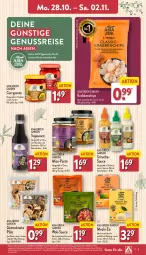 Gazetka promocyjna Aldi Nord - Von Montag - Gazetka - ważna od 02.11 do 02.11.2024 - strona 5 - produkty: aldi, Asia Green Garden, aus der tiefkühlung, beutel, chips, curry, eis, flasche, fleisch, gin, küche, Mochi, Mode, nuss, pilze, pute, reis, rind, sauce, schwein, soja, sojasauce, Spezi, Sriracha, Ti, tisch, wein, wok, ZTE