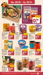 Gazetka promocyjna Aldi Nord - Von Montag - Gazetka - ważna od 02.11 do 02.11.2024 - strona 7 - produkty: Asia Green Garden, bett, beutel, dip, eis, ente, fertiggericht, garnelen, gin, nudel, nudeln, reis, Ti, tisch, wok, Yo, YouCook, ZTE