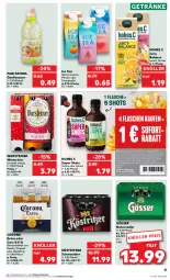 Gazetka promocyjna Kaufland - Prospekt - Gazetka - ważna od 29.11 do 29.11.2023 - strona 31 - produkty: alkohol, angebot, angebote, apfel, bier, Brei, corona, corona extra, coupon, eis, flasche, getränk, getränke, gin, gösser, grana, granatapfel, Hohes C, ice tea, köstritzer, malz, melone, natur, Paw Patrol, pfirsich, radler, Rana, sofort-rabatt, Spezi, steiner, Ti, warsteiner, wasser, wassermelone