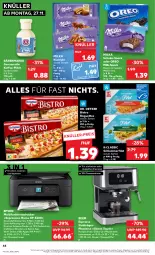 Gazetka promocyjna Kaufland - Prospekt - Gazetka - ważna od 29.11 do 29.11.2023 - strona 44 - produkty: angebot, Apple, baguette, baguettes, bärenmarke, Bistro Baguette, creme, Dr. Oetker, Draht, drucker, eis, epson, espresso, filet, Germ, kaffee, kondensmilch, Löffel, milch, milka, multifunktionsdrucker, nuss, oreo, riegel, schlemmerfilet, schoko, snack, tasse, Ti, usb, wasser, wassertank, ZTE