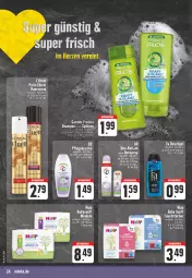 Gazetka promocyjna E Center - Angebote der Woche - Gazetka - ważna od 17.06 do 17.06.2023 - strona 24 - produkty: aktionspreis, eis, feuchttücher, flasche, haarspray, Hysan, reis, roll-on, shampoo, shampoo oder spülung, spülung, Ti, tücher, windeln