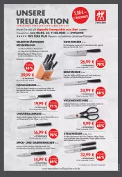 Gazetka promocyjna E Center - Angebote der Woche - Gazetka - ważna od 11.02 do 11.02.2023 - strona 17 - produkty: Anrichte, bambus, brot, edelstahl, eis, elle, fisch, fleisch, garnier, Holz, küche, latte, lebensmittel, messer, messerblock, reis, saft, Schere, Spezi, steak, steaks, Ti, tisch, uhr, weck
