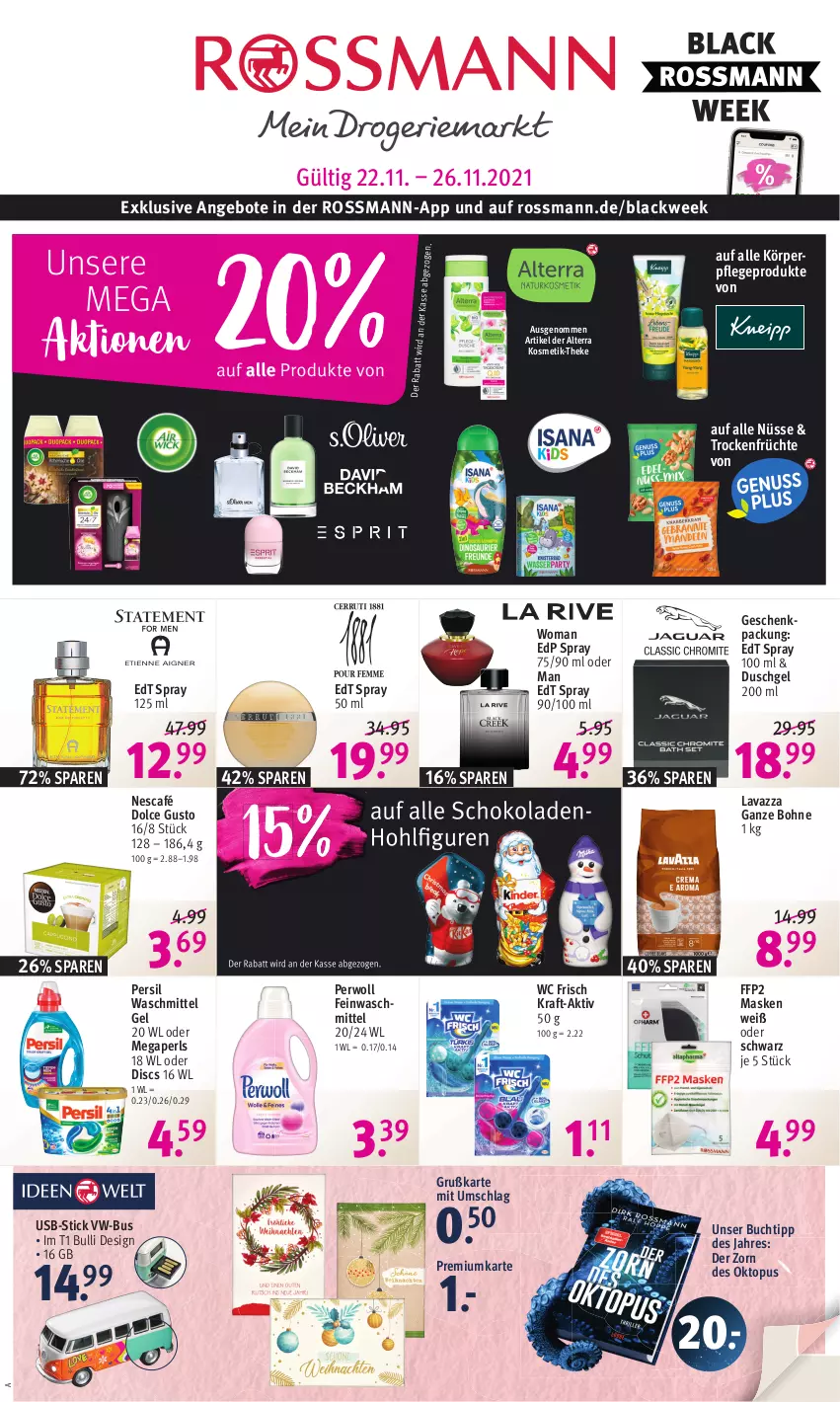 Aktueller Prospekt Rossmann - Prospekte - von 22.11 bis 26.11.2021 - strona 1