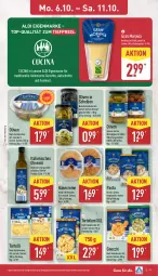Gazetka promocyjna Aldi Nord - Von Montag - Gazetka - ważna od 11.10 do 11.10.2025 - strona 12 - produkty: aldi, aufschnitt, beutel, cin, creme, eis, elle, feinkost, flasche, gnocchi, hartkäse, Käse, olive, oliven, olivenöl, pasta, reis, Ti, tiefpreis, torte, tortelloni, ZTE