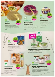 Gazetka promocyjna Denns Biomarkt - Prospekte - Gazetka - ważna od 26.04 do 26.04.2022 - strona 5 - produkty: andechser natur, angebot, Berger, Bergkäse, bohne, bohnen, Cabanossi, eis, elle, französischer weichkäse, halbfester schnittkäse, hartkäse, herzberger, HP, karotten, Käse, kraft, kräuter, lachs, leberwurst, mac, Mantel, Mett, mettwurst, milch, natur, regal, reis, rind, rotwein, salat, salate, schnittkäse, söbbeke, Spezi, Sushi, Ti, tisch, weichkäse, wein, wrap, wraps, wurst