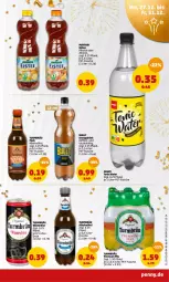 Gazetka promocyjna Penny - Prospekte - Gazetka - ważna od 01.01 do 01.01.2023 - strona 15 - produkty: alkohol, bier, drink, eis, eistee, flasche, malz, pet-flasche, pfirsich, pils, premium pils, tee, Ti, tonic, tonic water, zitrone