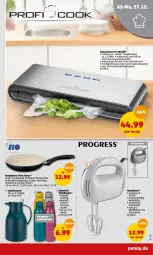 Gazetka promocyjna Penny - Prospekte - Gazetka - ważna od 01.01 do 01.01.2023 - strona 37 - produkty: beutel, bratpfanne, decke, Deckel, edelstahl, eis, flasche, handmixer, isolierkanne, Mixer, pfanne, Ti, trinkflasche, Vakuumierer