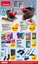 Gazetka promocyjna Penny - Prospekte - Gazetka - ważna od 01.01 do 01.01.2023 - strona 38 - produkty: bodenwischer, Brei, eimer, garnitur, handschuhe, Holz, kissen, kosmetik, kraft, laminat, rama, reiniger, Reinigung, reinigungstücher, ring, schuhe, Teleskop, teleskopstiel, Ti, tücher, vileda, Wischmopp