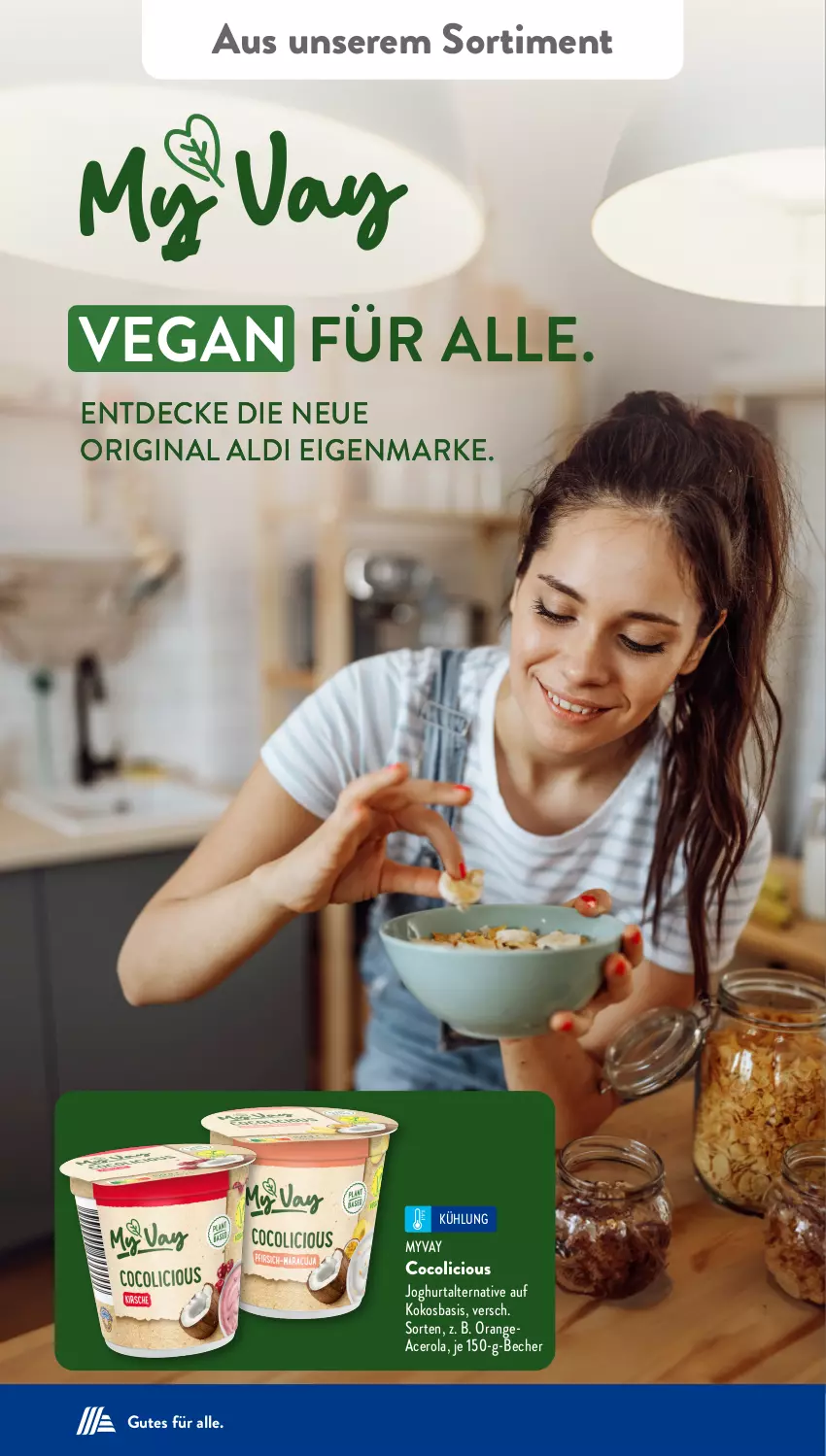 Aktueller Prospekt AldiSud - NÄCHSTE WOCHE - von 22.01 bis 27.01.2024 - strona 40 - produkty: acer, aldi, Becher, decke, gin, joghur, joghurt, kokos, orange, Ti