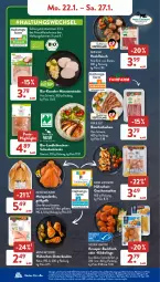 Gazetka promocyjna AldiSud - NÄCHSTE WOCHE - Gazetka - ważna od 27.01 do 27.01.2024 - strona 6 - produkty: Alaska-Seelachs, Alaska-Seelachsfilet, aldi, backfisch, Bau, bauchscheiben, bio, braten, eis, filet, fisch, fische, Fischer, fleisch, geschnetzeltes, gewürz, gsw, hackfleisch, Hähnchen-Unterkeulen, Hähnchengeschnetzeltes, hähnchenschenkel, henkel, kasseler, lachs, lachsfilet, mais, minutensteaks, natur, pute, reis, rind, schenkel, Schere, schwein, seelachsfilet, Spezi, steak, steaks, Ti, wein, Zelt, ZTE