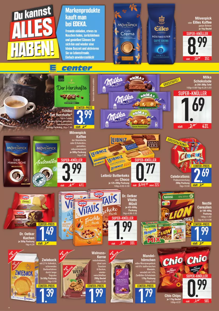 Aktueller Prospekt E Center - Angebote der Woche - von 10.01 bis 15.01.2022 - strona 14 - produkty: kuchen, leine, snack, Ti