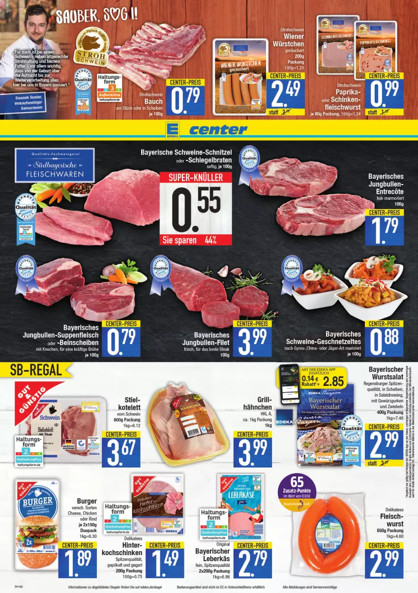 Aktueller Prospekt E Center - Angebote der Woche - von 10.01 bis 15.01.2022 - strona 4 - produkty: Bau, grill, grillhähnchen, Ti