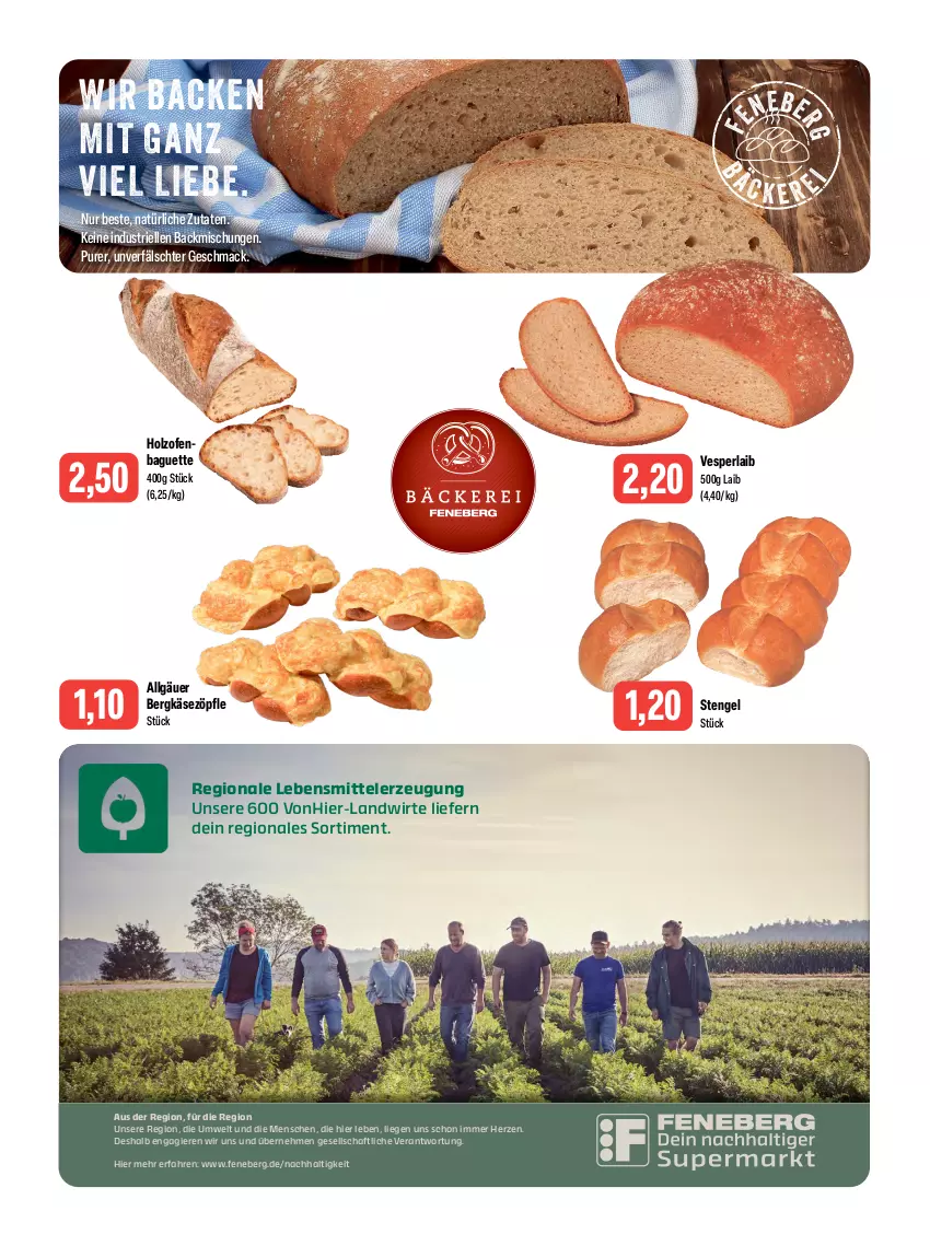 Aktueller Prospekt Feneberg - Prospekte - von 31.08 bis 02.09.2023 - strona 5 - produkty: backmischung, Backmischungen, baguette, Bergkäse, elle, Engel, Holz, Käse, lebensmittel, LG, Liege, mac, Ofen, perla, Ti