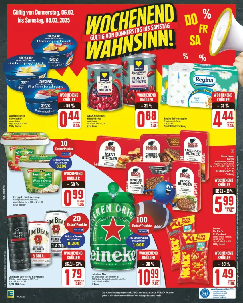 Aktueller Prospekt Edeka - Prospekte - von 03.02 bis 08.02.2025 - strona 16 - produkty: bohne, bohnen, kidney, lorenz, payback, tee, Ti