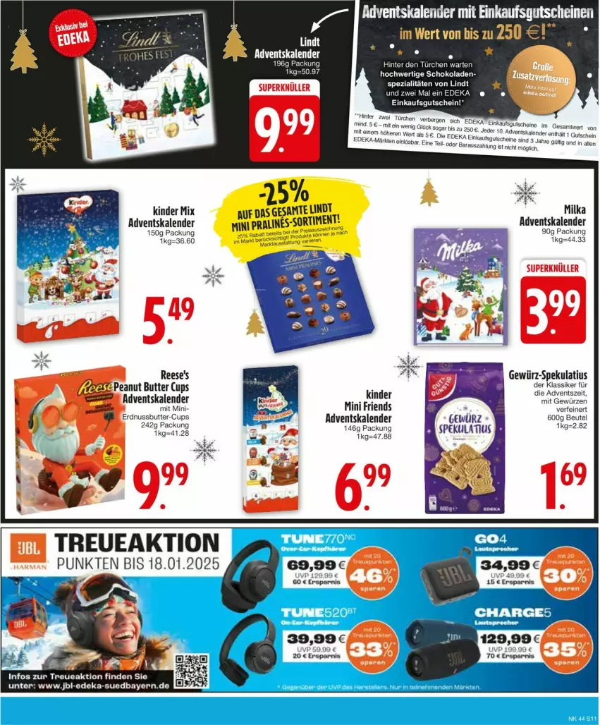 Aktueller Prospekt Edeka - Prospekte - von 28.10 bis 02.11.2024 - strona 13 - produkty: Adventskalender, beutel, deka, gewürz, gutschein, gutscheine, Kinder, milka, Ti