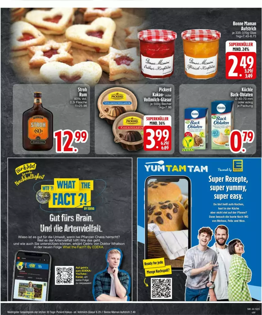 Aktueller Prospekt Edeka - Prospekte - von 28.10 bis 02.11.2024 - strona 25 - produkty: aufstrich, Becher, bonne maman, deka, dell, eis, kakao, LG, mam, milch, Oblaten, pfanne, pflanze, pflanzen, reis, rezept, rezepte, vollmilch, ZTE