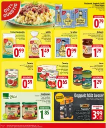 Gazetka promocyjna Edeka - Prospekte - Gazetka - ważna od 02.11 do 02.11.2024 - strona 14 - produkty: ACC, antipasti, Artischocken, asti, beutel, dell, eier, eis, frischei-nudeln, fusilli, genovese, Getrocknete Tomaten, grill, hartweizen, hero, mac, mortadella, nudel, nudeln, penne, penne rigate, pesto, reis, ricotta, saft, schinken, spaghetti, spinat, Ti, tisch, tomate, tomaten, Tomatensaft, torte, tortelloni