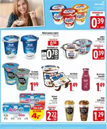 Gazetka promocyjna Edeka - Prospekte - Gazetka - ważna od 02.11 do 02.11.2024 - strona 8 - produkty: actimel, Becher, caffe, drink, eis, flasche, joghur, joghurt, latte, milch, monte, Müller, reis, Ti, weihenstephan, wein, weine, zott, Zott Monte