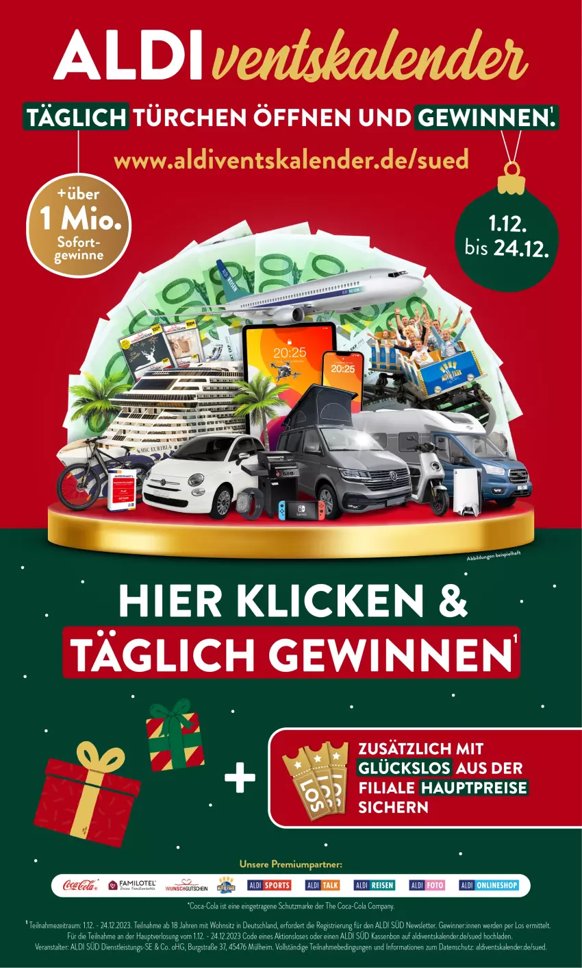 Aktueller Prospekt AldiSud - IN ZWEI WOCHEN - von 04.12 bis 09.12.2023 - strona 12 - produkty: aldi, eier, eis, erde, Nike, reis, Ti