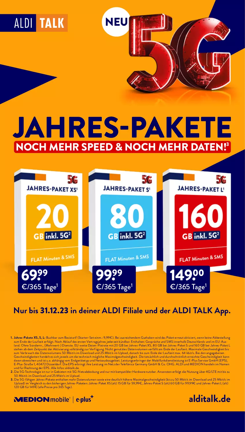 Aktueller Prospekt AldiSud - IN ZWEI WOCHEN - von 04.12 bis 09.12.2023 - strona 43 - produkty: aldi, aldi talk, Bau, buch, eis, Germ, hardware, LG, medion, Rauch, reis, ring, rwe, spee, Ti, usb, ZTE