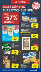 Gazetka promocyjna AldiSud - IN ZWEI WOCHEN - Gazetka - ważna od 09.12 do 09.12.2023 - strona 25 - produkty: activia, alle artikel ohne dekoration, apfel, Becher, butter, Butterschmalz, danone, dekoration, eis, flasche, froop, gin, je 250-g-packung, Käse, käsescheiben, kleid, Kleidung, LG, mac, malz, maracuja, meggle, milch, milram, Müller, müllermilch, pfirsich, reis, salz, Schmalz, Streichzart, Ti, ZTE