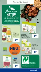 Gazetka promocyjna AldiSud - IN ZWEI WOCHEN - Gazetka - ważna od 09.12 do 09.12.2023 - strona 37 - produkty: apfel, beere, beeren, bio, Bio-Gemüse, Bio-Salami, Cashew, decke, eis, flasche, hafer, ingwer, natur, reis, rote bete, saft, salami, Ti