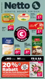 Gazetka promocyjna Netto - Angebote ab Montag - Gazetka - ważna od 12.02 do 12.02.2022 - strona 1 - produkty: angebot, angebote, bohne, buch, eis, elle, géramont, guthabenkarte, gutschein, kerrygold, kerrygold extra, kosmetik, LG, melitta, Mon Chéri, nordzucker, Reinigung, reis, schuhe, Soda, sodastream, spielwaren, Sweet Family, Ti, tiernahrung, zucker