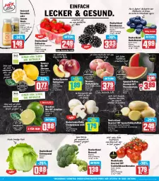 Gazetka promocyjna Hit - Wochenprospekt - Gazetka - ważna od 26.07 do 26.07.2025 - strona 2 - produkty: auer, Bau, beere, beeren, berliner, bio, bio hit, broccoli, brombeere, brombeeren, champignon, champignons, cocktail, cocktails, discount, eis, eisbergsalat, elle, erdbeere, erdbeeren, fleisch, frucht, fruchtfleisch, Frühkartoffeln, heidelbeere, heidelbeeren, Innocent, joghur, joghurt, kartoffel, kartoffeln, kuchen, kühlschrank, limette, limetten, mac, melone, Mett, metten, Nektar, nektarinen, nuss, obst, Pfannkuchen, pfirsich, pfirsiche, plattpfirsiche, Rauch, reis, salat, salate, Schal, Schale, Schrank, smoothie, speisefrühkartoffeln, strauchtomaten, Ti, tisch, tomate, tomaten, wasser, wassermelone, zitrone, zitronen, ZTE