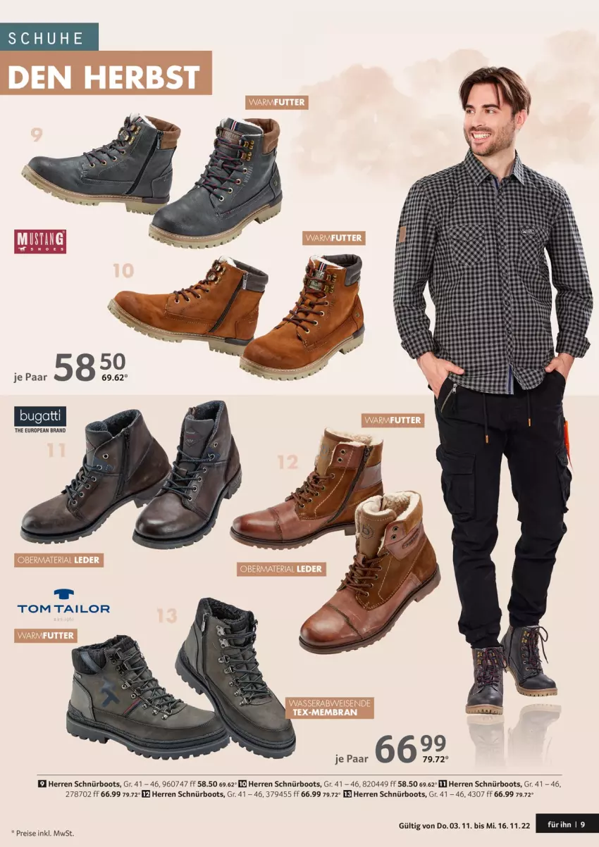 Aktueller Prospekt Selgros - New Fashion - von 03.11 bis 16.11.2022 - strona 9 - produkty: eis, reis, schuhe, Ti, tom tailor