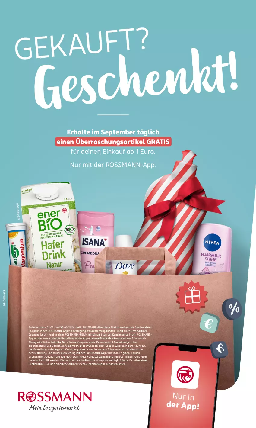 Aktueller Prospekt Rossmann - Prospekte - von 16.09 bis 20.09.2024 - strona 20 - produkty: coupon, coupons, eis, erde, gutschein, gutscheine, LG, Ti