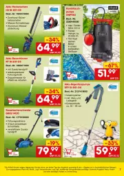 Gazetka promocyjna Netto Marken-Discount - Online-SonderangeboteGarten - Gazetka - ważna od 30.04 do 30.04.2021 - strona 7 - produkty: akku, akku-heckenschere, Akku-Regenfasspumpe, angebot, eis, heckenschere, HP, ladegerät, messer, ndk, rasen, rasentrimmer, reis, Schal, Schere, Teleskop, Ti, ZTE